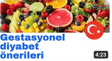 Gestasyonel diyabet önerileri