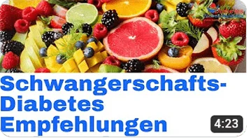 Schwangerschafts Diabetes Empfehlungen